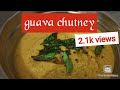 Guava chutney /கொய்யாக்காய் சட்னி/  how to make guava chutney in tamil/ guava recipes
