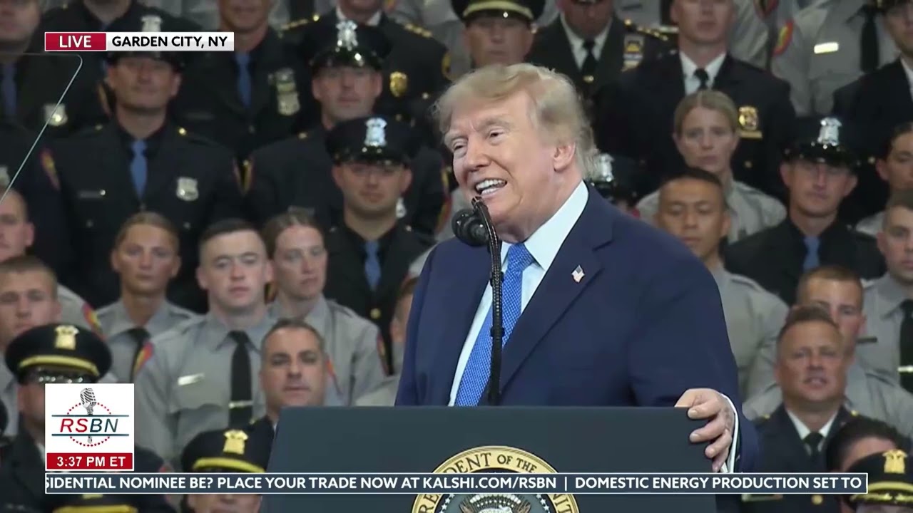 FULL SPEECH: President Trump Delivers Powerful Speech at Nassau County Police Academy - 08/14/26
