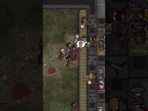 Base Defense in RimWorld #shorts