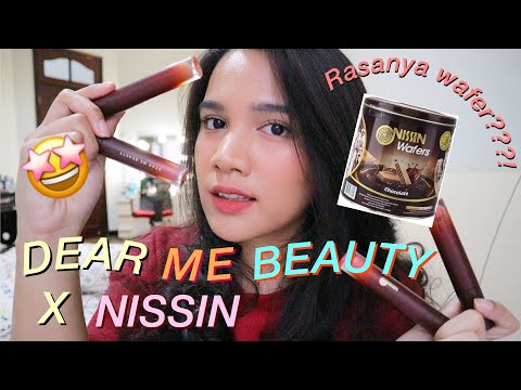 DEAR ME BEAUTY X NISSIN LIP MATTE COAT || review & swatches lengkap