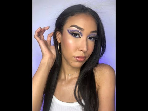 Purple Cut Crease Makeup| TUTORIAL