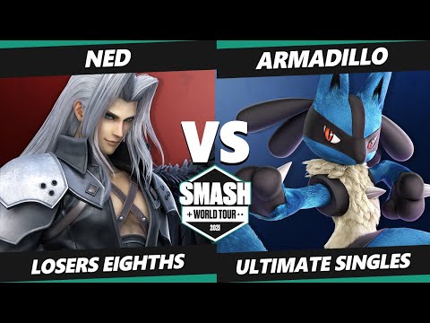 SWT NA Northeast Qualifier Match - Ned (Sephiroth, PT) Vs. Armadillo (Lucario) SSBU Ultimate