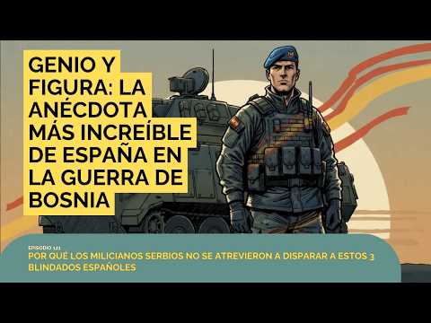 Why didn't the Serbian militiamen dare to fire on these 3 Spanish armored vehicles?