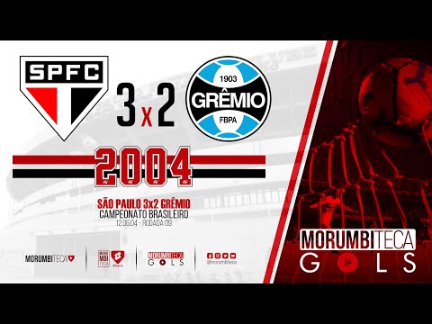 São Paulo 3x2 Grêmio - Brasileiro - Rodada 09 - 12/06/2004