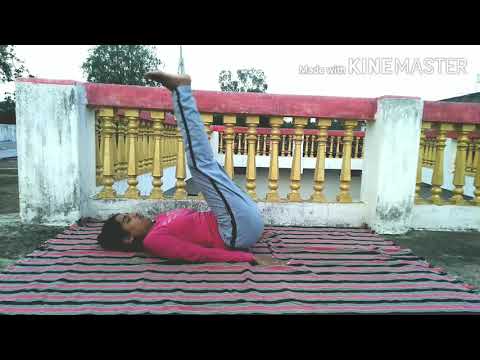 Karnpidasan || KNEE TO EAR POSE ||