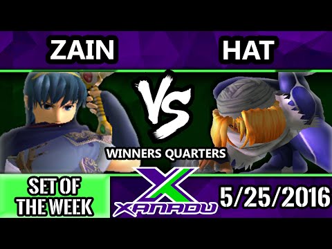 S@X 151 SSBM Winners Quarters - SSI | Zain (Marth) Vs. Hat (Sheik)
