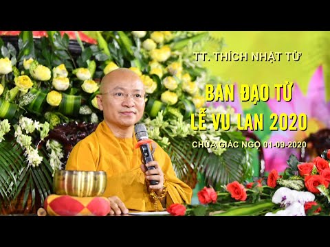 Đạo từ cho Lễ Vu Lan năm 2020
