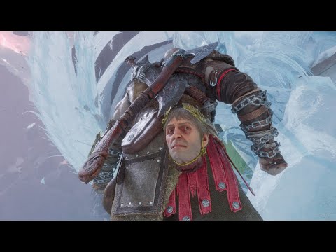 Helios Reacting To Norse Enemies (Seeing Them For The First Time)  And Kratos's Combat Skills