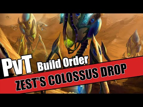 Build Order Tutorial: PvT Zest Colossus Drop