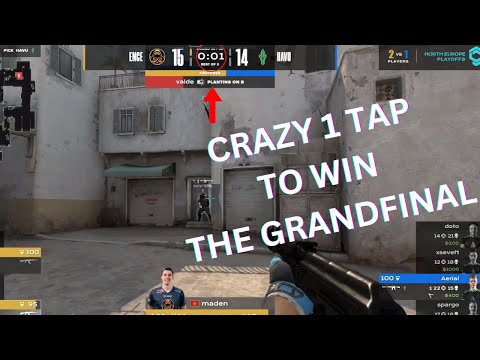 Insane 0.0001 sec headshot to win the CCT 2022 NORTH EUROPE💀 | ENCE vs HAVU | Grandfinals