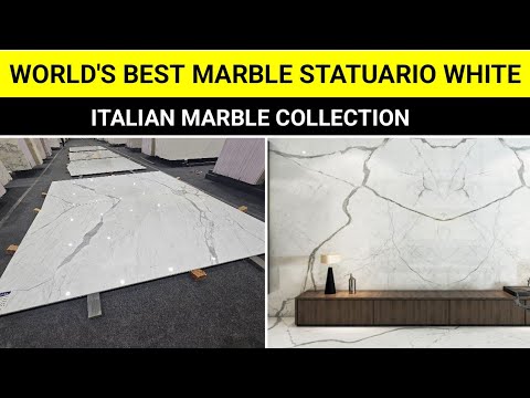 White Melange Marble