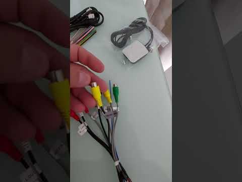 Identificação do CABO RCA da central multimídia de 10" - kit completo pro fiat stilo