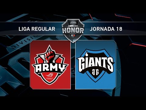 Giants Only The Brave vs Asus Rog Army - #LoLHonor18 - Mapa 2 - Jornada 18 - T11
