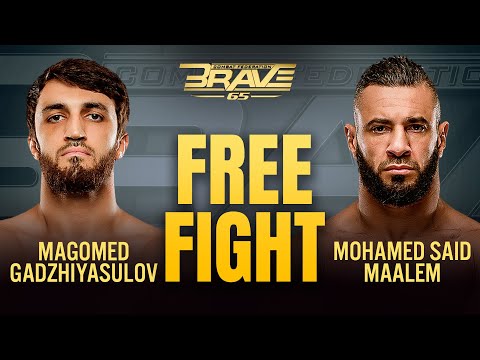 Mohamed Said Maalem vs Magomed Gadzhiyasulov | FREE MMA Fight | BRAVE CF 65