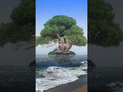 @ lord bhudha and dhamm #peacefulwaves #beach #waves