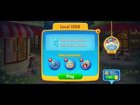 Fishdom gameplay level 1088