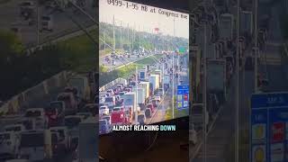Crash with injuries shuts down I-95 north in Delray Beach Wednesday morning