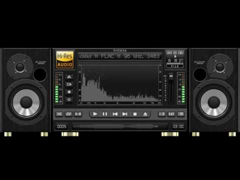 AIMP test - Antares HiRes - Test Electronic DJ Sound with Spectrum Analyzer