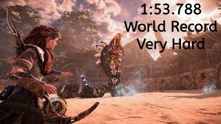 Horizon Forbidden West &quot;Rematch&quot; Slitherfang Arena Fight Former World Record (Very Hard) 1:53.788