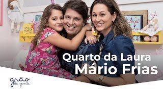 QUARTO DE MENINA: CONHEÇA A DECORAÇÃO COR DE ROSA DA LAURA, FILHA DO MARIO FRIAS!