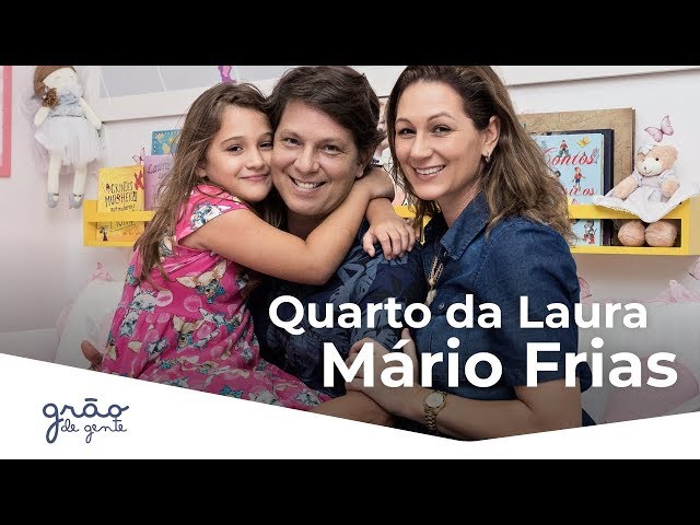 QUARTO DE MENINA: CONHEÇA A DECORAÇÃO COR DE ROSA DA LAURA, FILHA DO MARIO FRIAS!