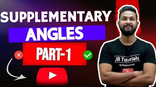 Supplementary Angles [ Part-1 ] #jrtutorials