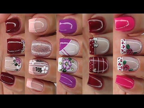 DISEÑOS de UÑAS 💅#5 IDEAS PARA DECORAR UÑAS 💅😍