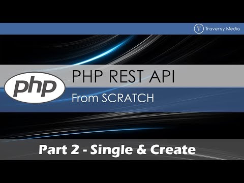 PHP REST API From Scratch 1 Database Read