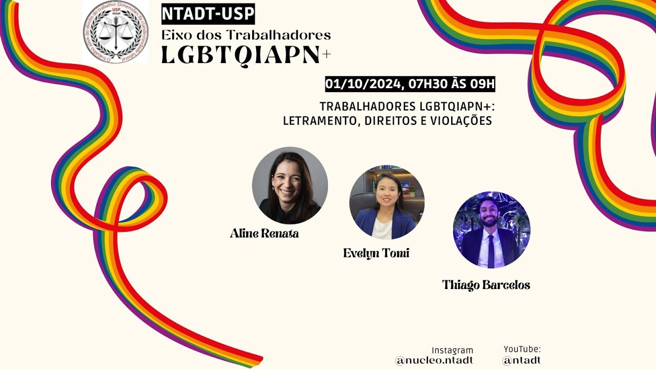 Reunião 01 - Trabalhadores LGBTQIAPN+: Letramento, Direitos e violações