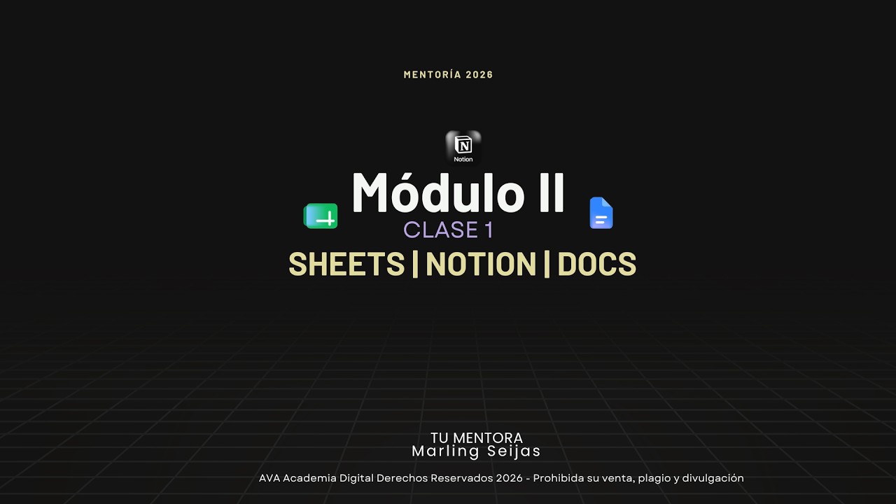 Bases de Datos en Sheet | Integración con Notion | Informes Google Docs