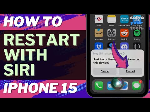 How to Restart With Siri on iPhone 15
