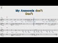 Nicki Minaj   Anaconda POP Song Score Karaoke