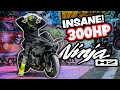 INSANE First Ride on 300HP Ninja H2!!