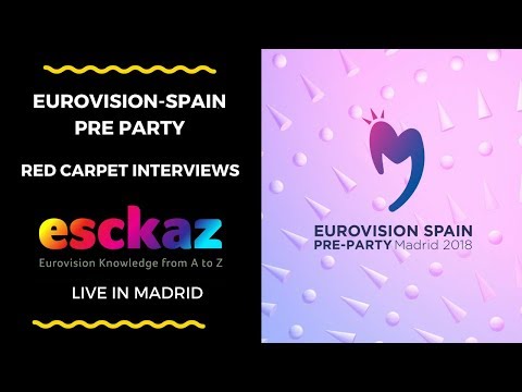ESCKAZ in Madrid: Complete ESPreParty Red Carpet report with all artists singing