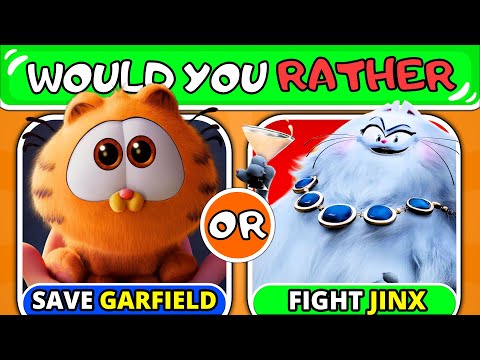 Would You Rather... GARFIELD Edition! 🐱🍕
