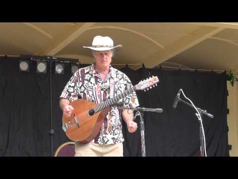 2013-08-03 Any Instrument - Micheal playing the Cittern - Ukiah Fiddle Contest 2013