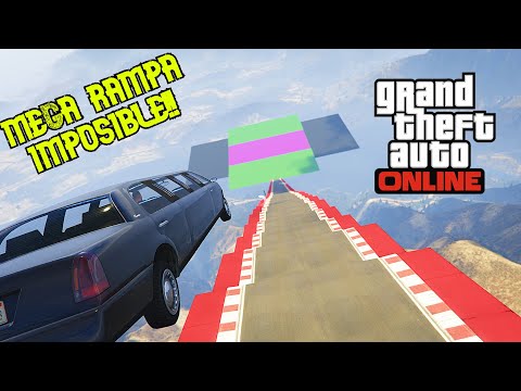 MEGA RAMPA IMPOSIBLE!! GTA ONLINE-GTA V XBOX ONE