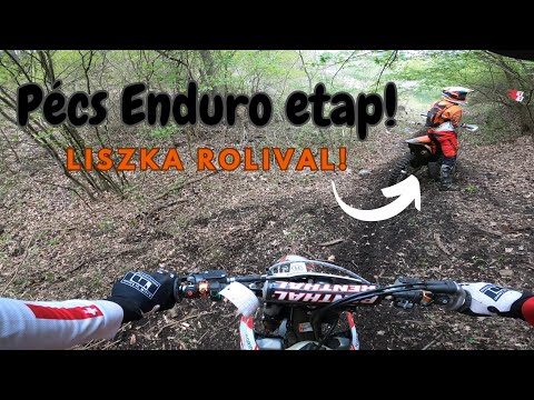 Pécs Enduro OB- Liszka Rolanddal mentünk az etapon!🏁💪