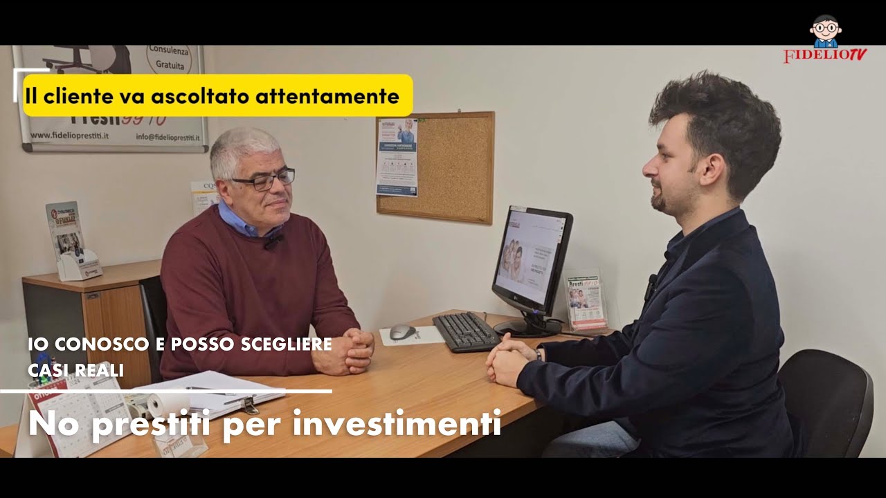 [ Casi Reali - 07 ] No finanziamento per investimenti