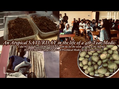 Sábado VLOG+Preparação Alimentar da Semana+Fui ao meu Campus Pré-Clínico dar ORIENTAÇÃO+Mercado+Etc