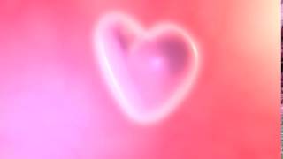 Transparent shiny heart