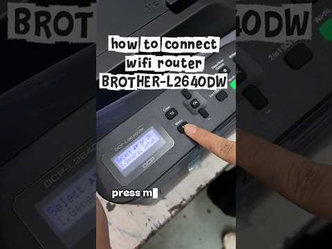 Brother DCP L2640Dw Connect Wifi Router 