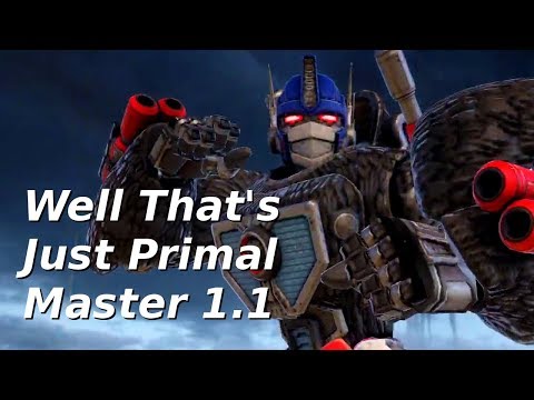 Reforged Primal Spotlight Master 1.1 (with Tips)  |  Transformers: Forged to Fight (TFTF)