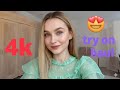 4k Micro Bikini Try On Haul Transparent Transparent Lingerie See Through Style 5