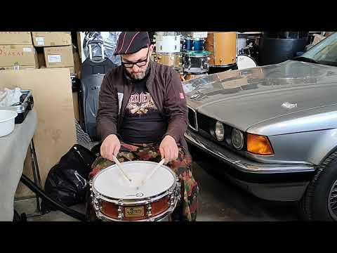 Brady 14"x4.5" Block Snare nach (after) Revision