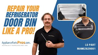 How to Replace LG/Kenmore Refrigerator Door Bin MAN62629901