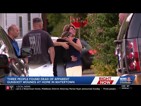 3 people found dead with gunshot wounds in Watertown, Mass. home