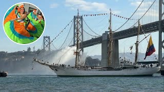 Colombian Navy's ARC Gloria arrives in San Francisco, 'proud' to save Fleet Week