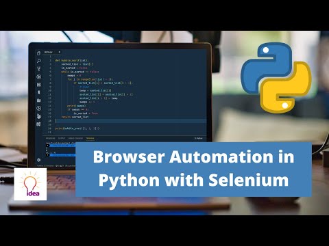 Browser Automation In Python With Selenium Python Project