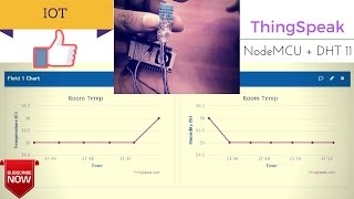 IoT Based Temperature And Humidity Measure Using ThingSpeak